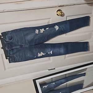 A&F high rise skinny jeans